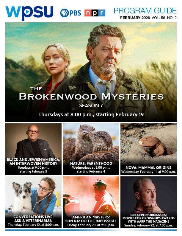 WPSU February 2025 Guide cover