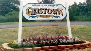Photo of welcome sign in Geistown, PA