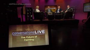 Patty Satalia and guests on the set of Conversations Live