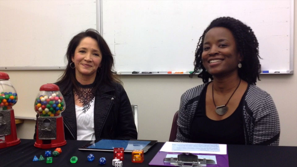 Quality engineer Carolina Pulido and WPSU producer/director Cheraine Stanford