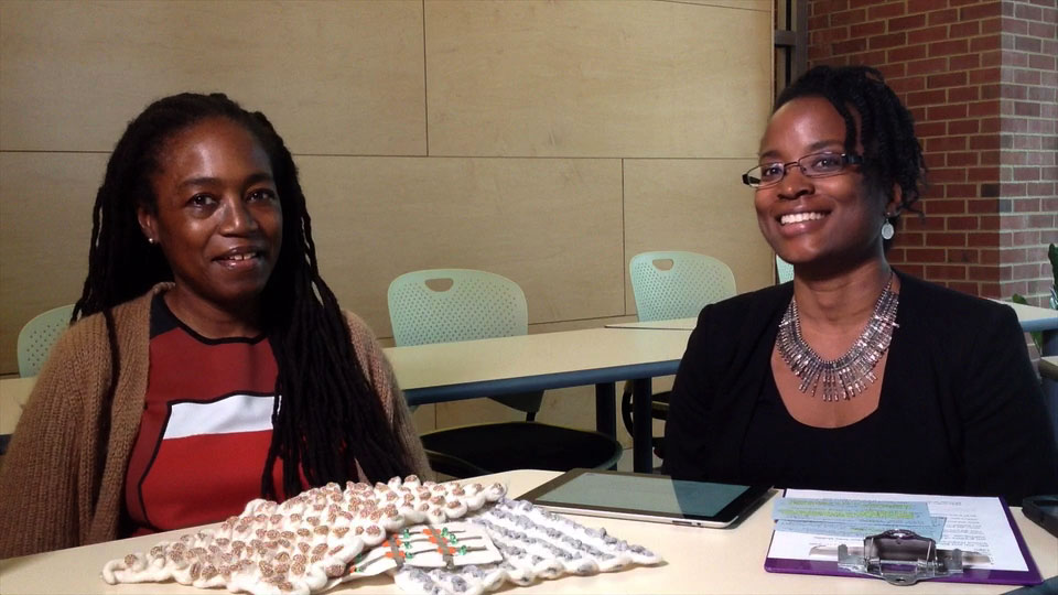 Felecia Davis and Cheraine Stanford