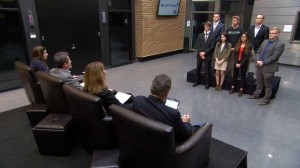 Students entrepreneurs competing on The Investment