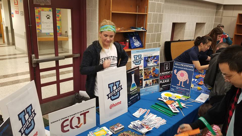 Science U at Home booth