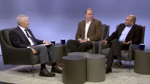 Eric Barron and guests on the set of Digging Deeper