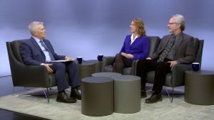 Eric Barron and guests on the set of Digging Deeper