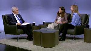 Penn State President Eric Barron and guests