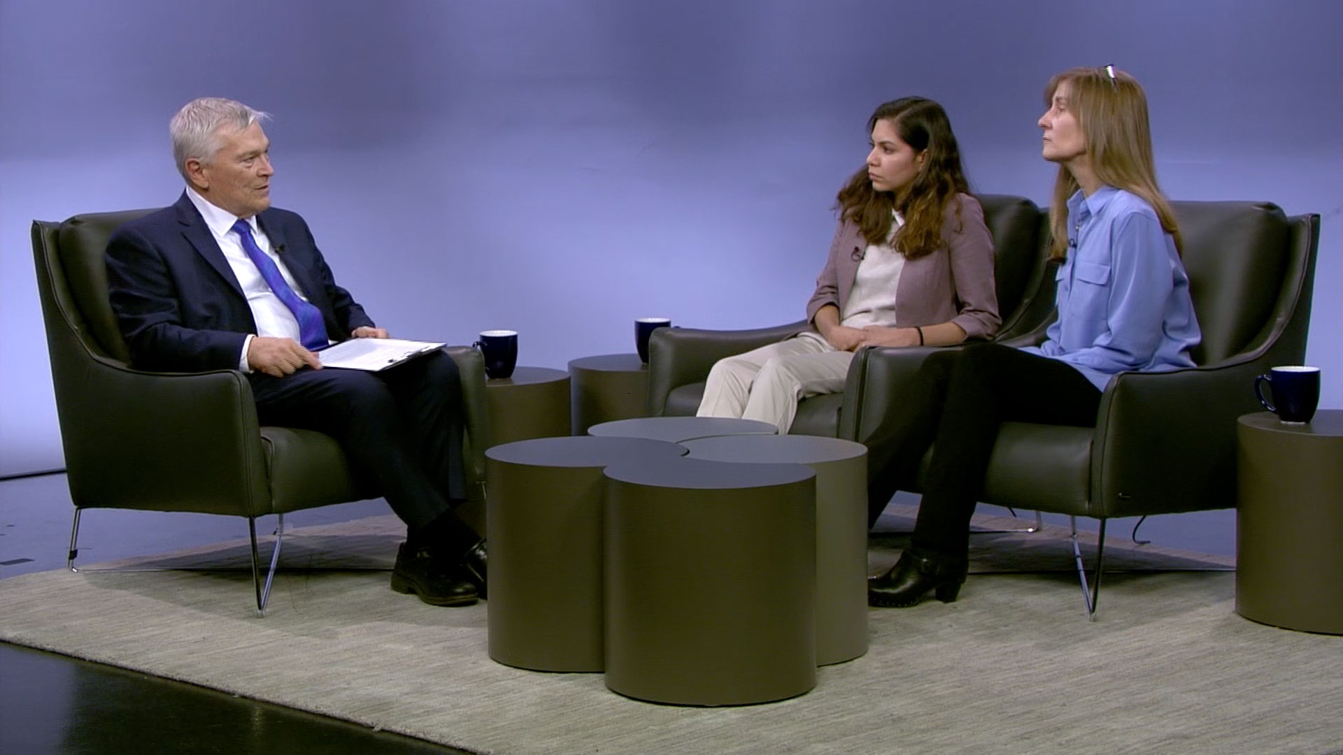 Penn State President Eric Barron and guests