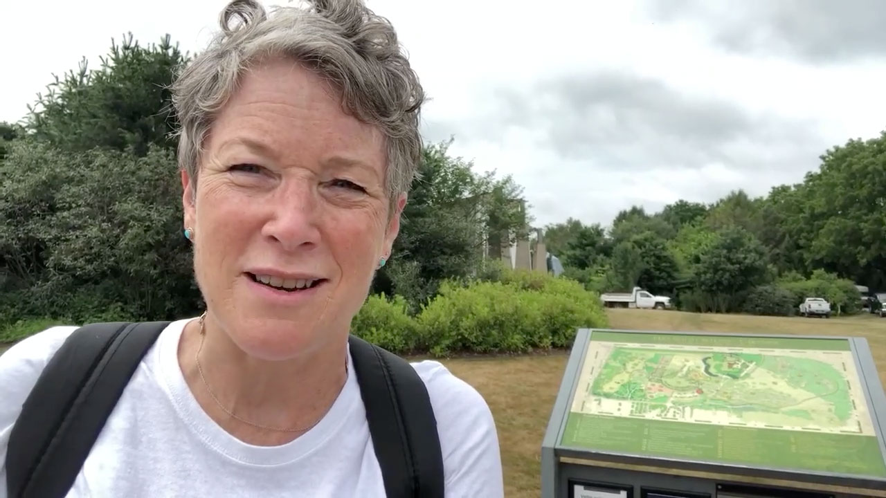 Carolyn at the Arboretum