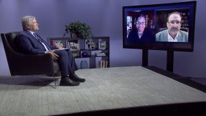 Eric Barron on the set of Digging Deeper