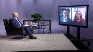 Eric Barron on the set of Digging Deeper