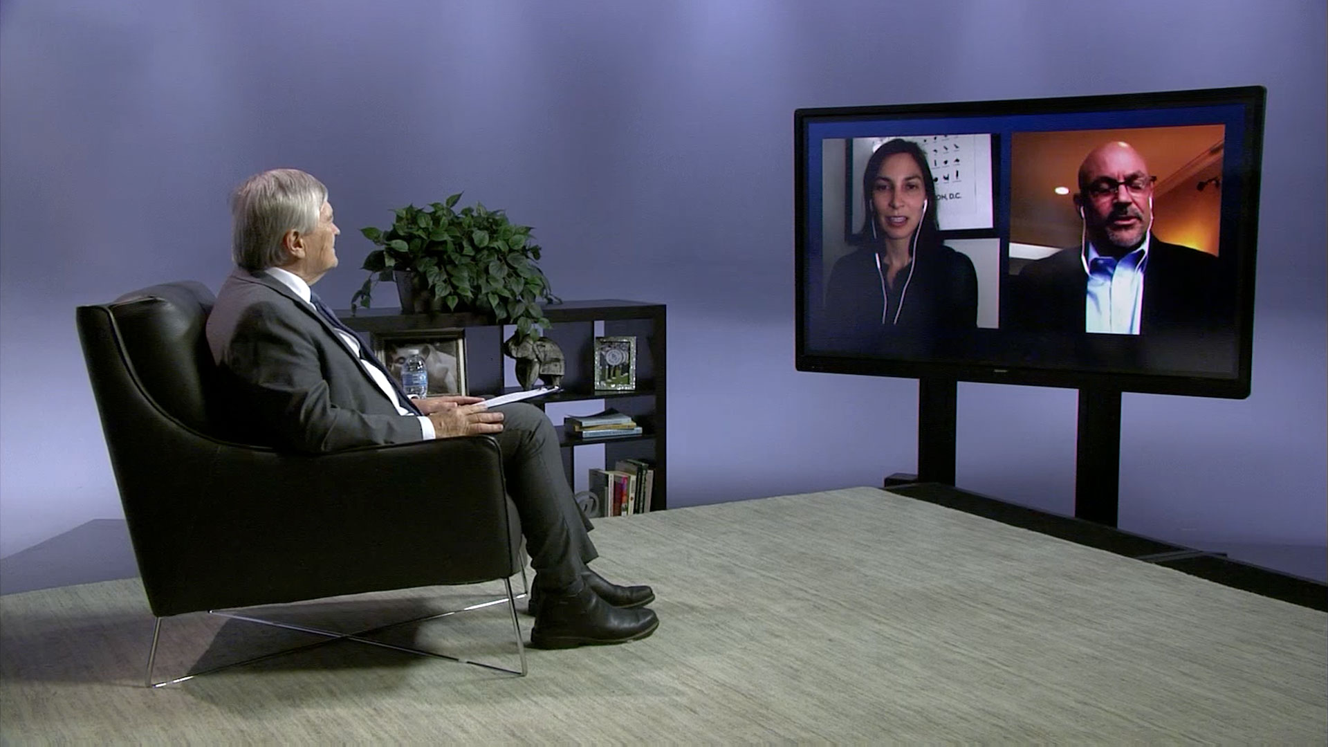 Eric Barron on the set of Digging Deeper