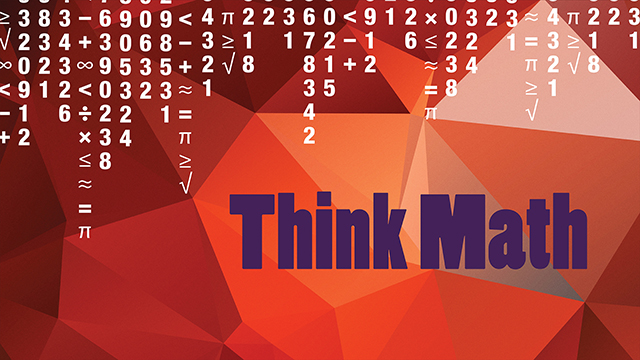 banner for think math