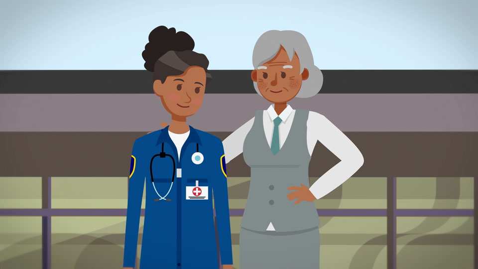 illustration of master and apprentice