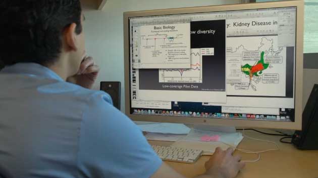 person at computer