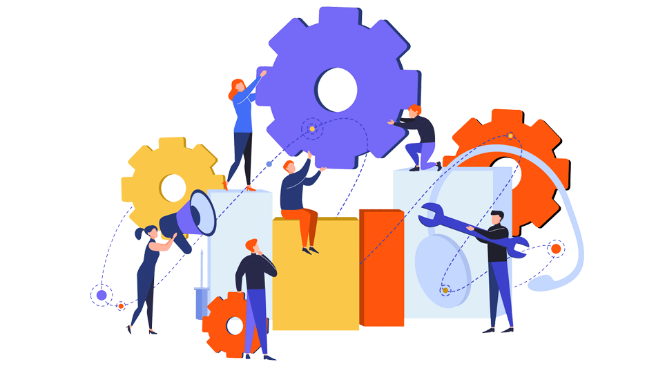 illustration of workers