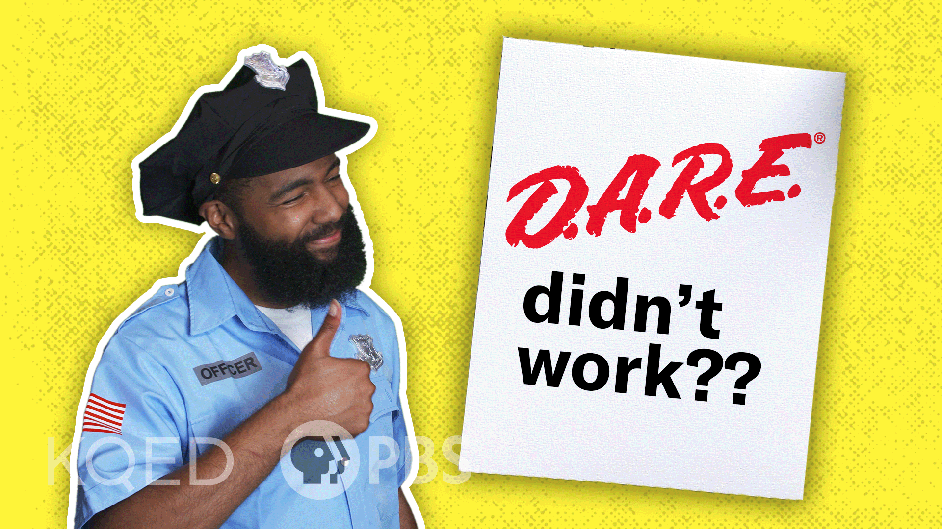 A man in a police officer's uniform.