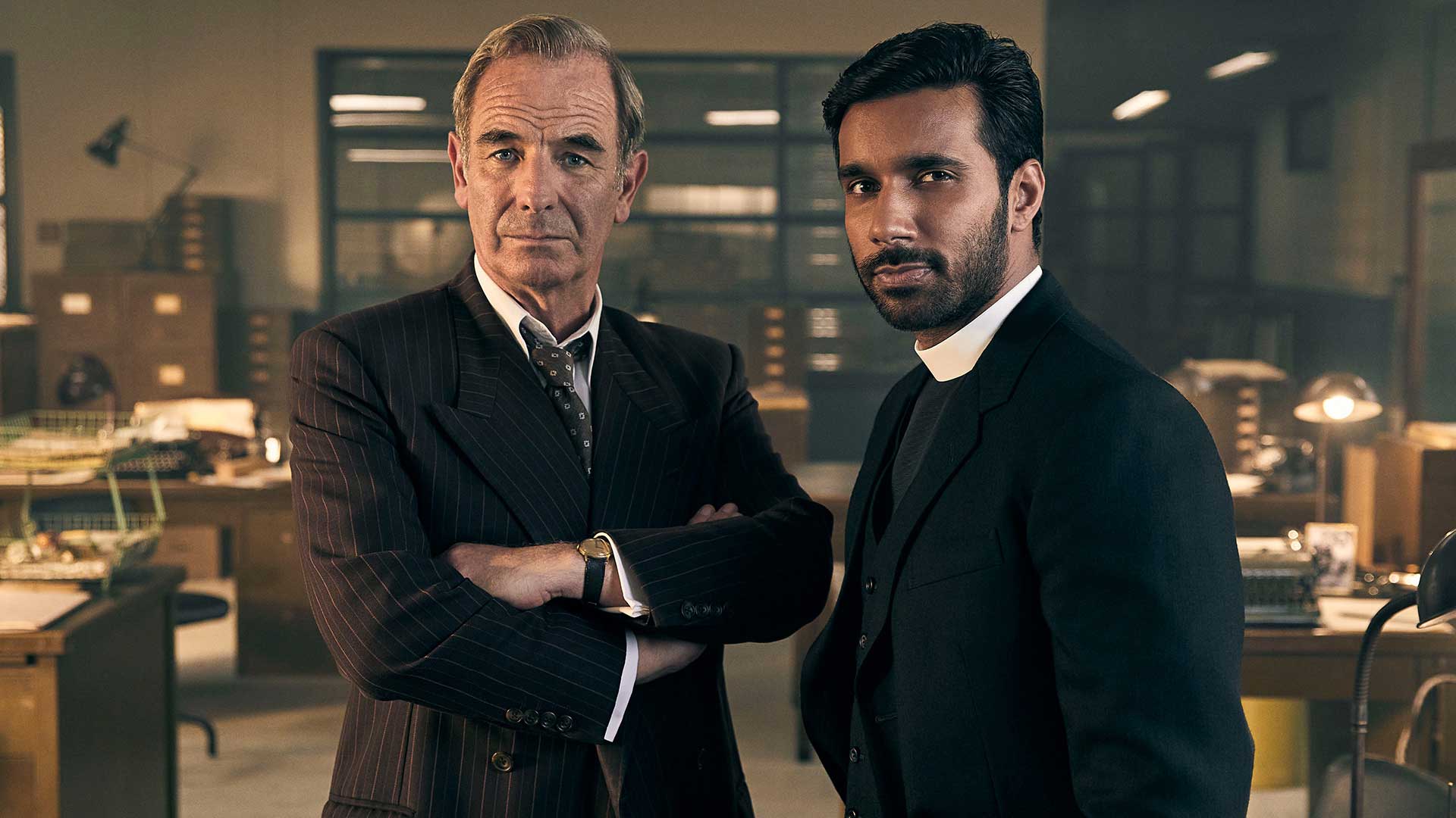 Main characters in Grantchester Season 10