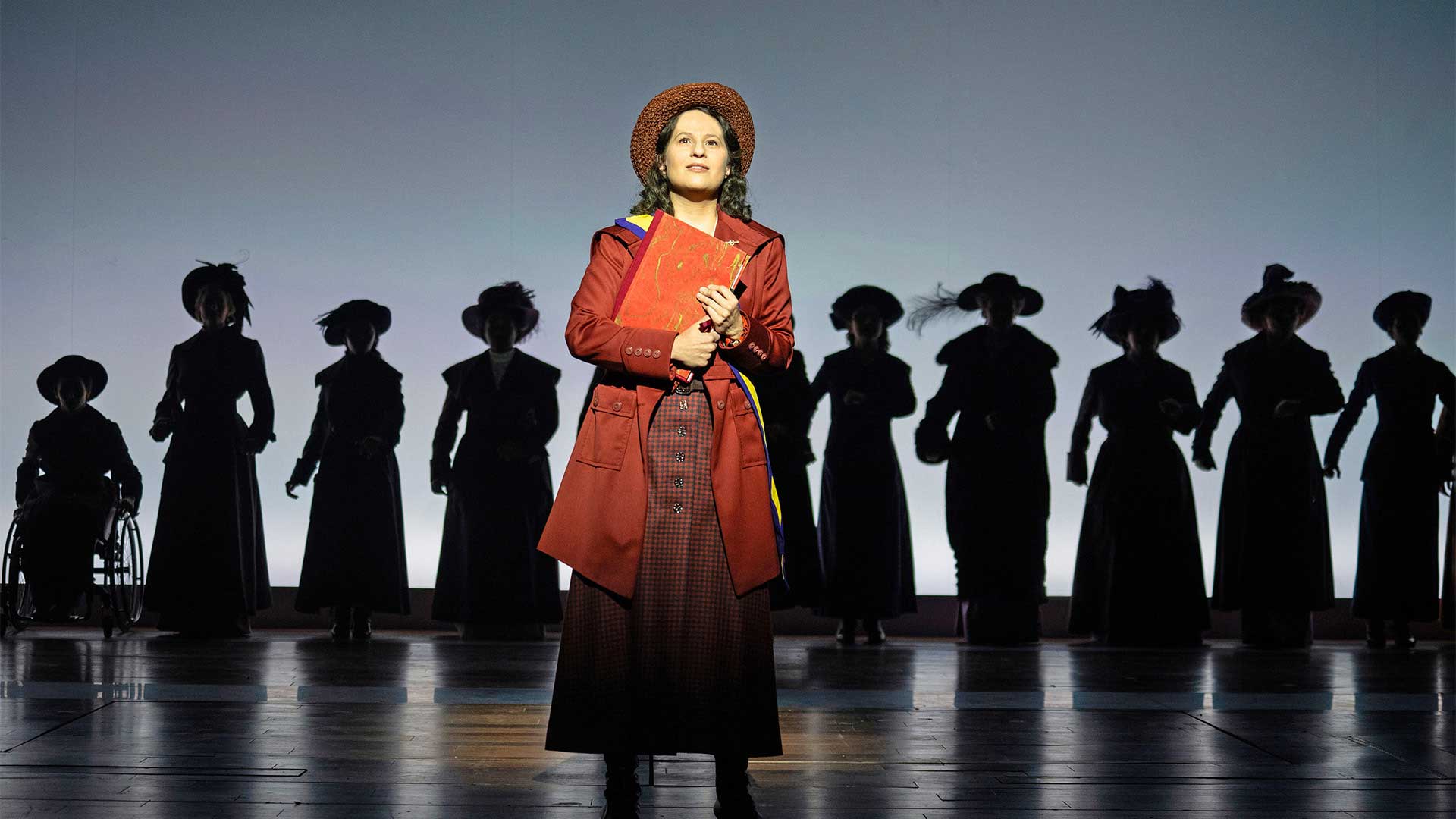 Actress dressed in 1920s period clothing.