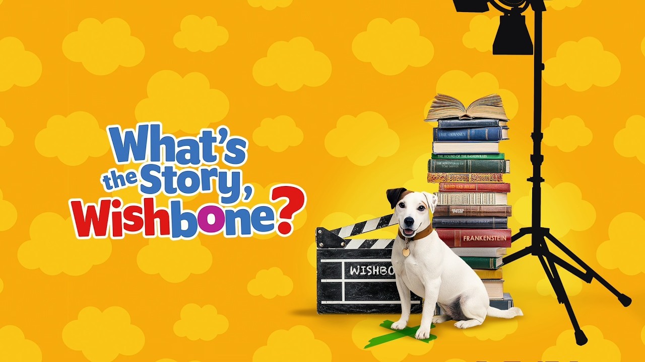 Small dog in front of a stack of books.